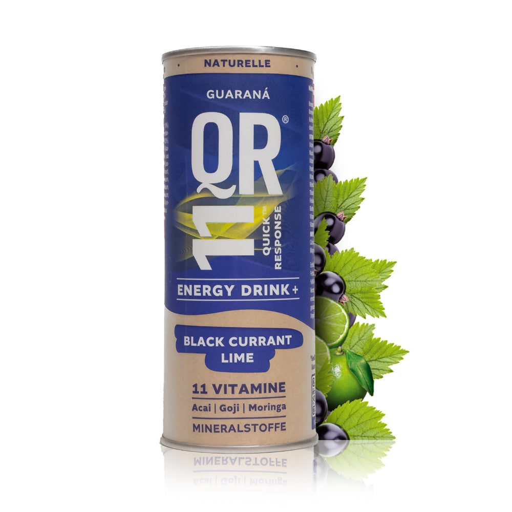 QR11 Energy Drink+ BLACK CURRANT LIME